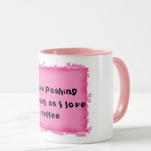NEW! Two Tone Poshmark 11oz Coffee Mug - Picture 4 of 6